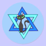 Jewish Cat Stars stickers