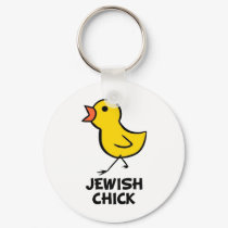 Jewish Chick Keychain