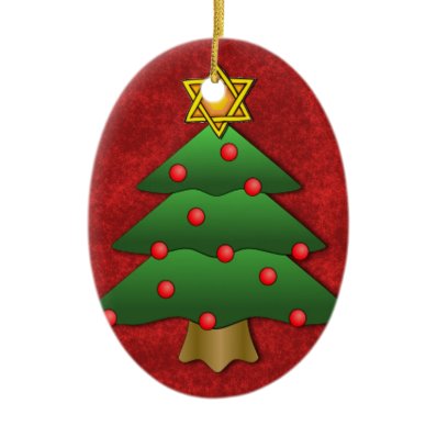 Jewish-Christmas Christmas Tree Ornament