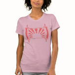 Jewish: Distressed Pink Sunrise Torah Tshirts