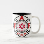 Jewish Firefighters LIGHT Coffee Mug