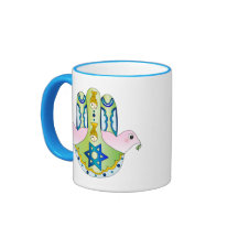 Jewish Hamsa Mug