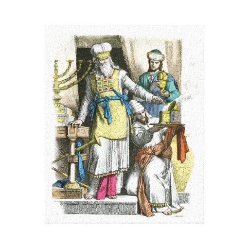 Jewish High Priest from before the time of Christ Gallery Wrap Canvas
