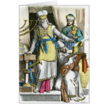 Jewish High Priest from before the time of Christ Cards