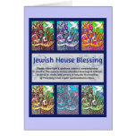 Jewish House Blessing City Of Jerusalem Card cards