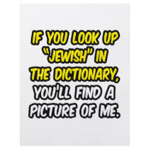 Jewish In Dictionary...My Picture Personalized Flyer