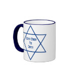Jewish Mama For Obama Lg. Star Mugs