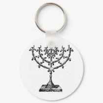 Jewish menorah keychains by lilandluckysloot Jewish menorah keychains