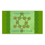 Jewish New Year Bookmark Profile Card Business Card