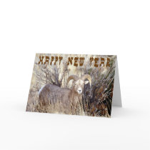 Jewish New Year Ram's Horn  Greeting Card