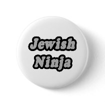 Jewish Ninja buttons