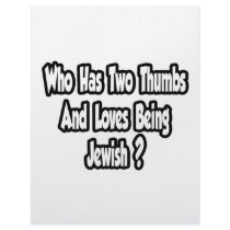 Jewish Pride Joke...Two Thumbs Letterhead Design