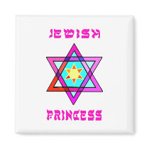 Jewish Princess Fridge Magnets