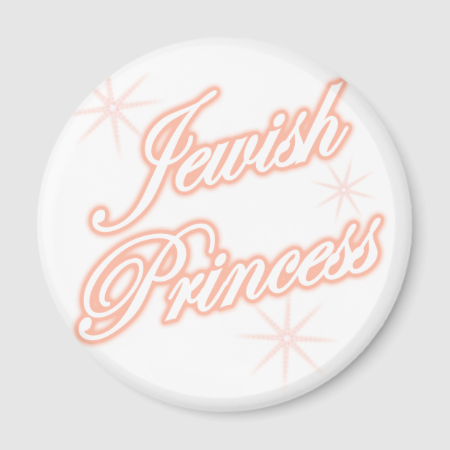 Jewish Princess peach Fridge Magnets