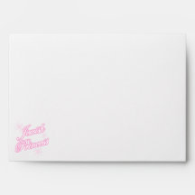 Jewish Princess pink Envelope