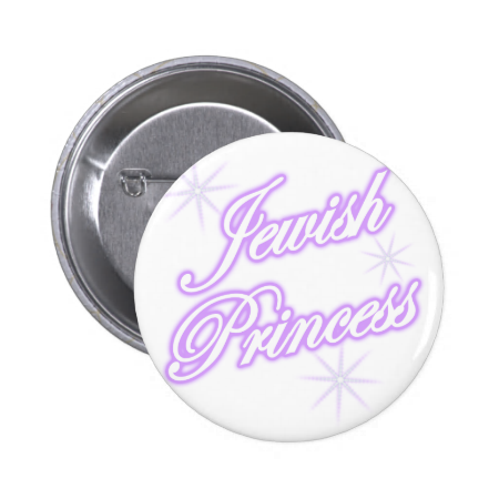 Jewish Princess purple 2 Inch Round Button
