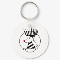 Jewish Rudolph keychains