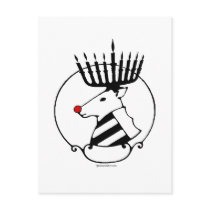 Jewish Rudolph Postcards