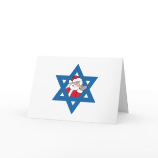 JEWISH SANTA card