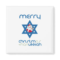JEWISH SANTA FRIDGE MAGNET