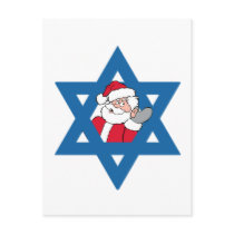 JEWISH SANTA postcards