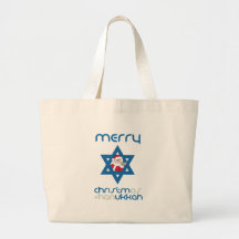 JEWISH SANTA TOTE BAG