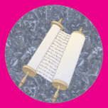 Jewish Scroll Stickers