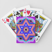 Jewish Star of David Bicycle Card Deck