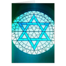 Jewish Star of David Greeting Card