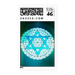 Jewish Star of David Postage Stamp