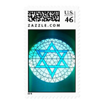 Jewish Star of David Postage Stamp