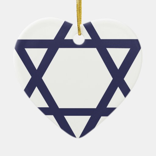 Jewish Star of David Symbol Christmas Ornaments Zazzle