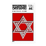 jewish star postage stamp