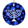 Jewish Stars Menorah Ornament