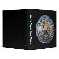 Jewish Themed Roman Goblet - 2nd Century 3 Ring Binder