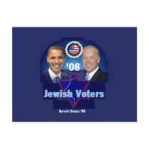JEWISH VOTERS Postcard by samappleby JEWISH VOTERS Postcard