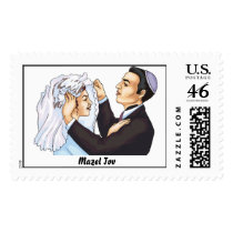 Jewish Wedding Stamp by frugalbride Jewish Wedding Stamp