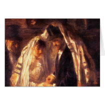 Jewish Wedding - Vintage Art by Israëls Card