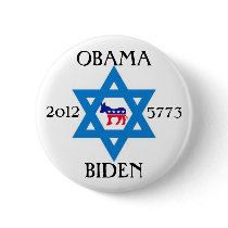 Jews for Obama Biden 2012 Pinback Buttons