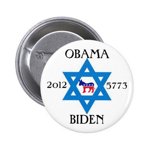 Jews for Obama Biden 2012 Button | Zazzle