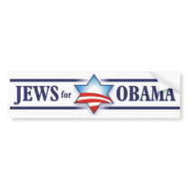 Jews For Obama bumper stickers
