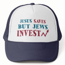 Jews Invest - Jewish finance humor Mesh Hat