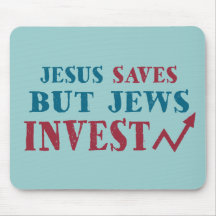 Jews Invest - Jewish finance humor Mouse Pads