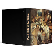 Jews Praying by Maurycy Gottlieb Vinyl Binders
