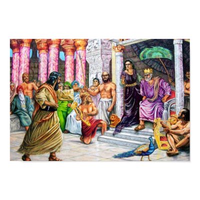 Jezebel and Ahab Poster by anichols111. Biblical story of Elijah confronting Jezebel and Ahab Poster by anichols111. Biblical story of Elijah confronting