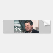 JFK 35 BUMPER STICKERS