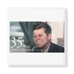 JFK 35 REFRIGERATOR MAGNET
