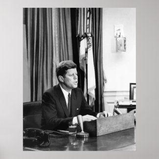 JFK Addresses The Nation print