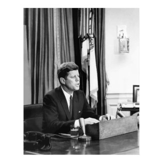 JFK Addresses The Nation print