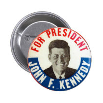 JFK for President - Button buttons
